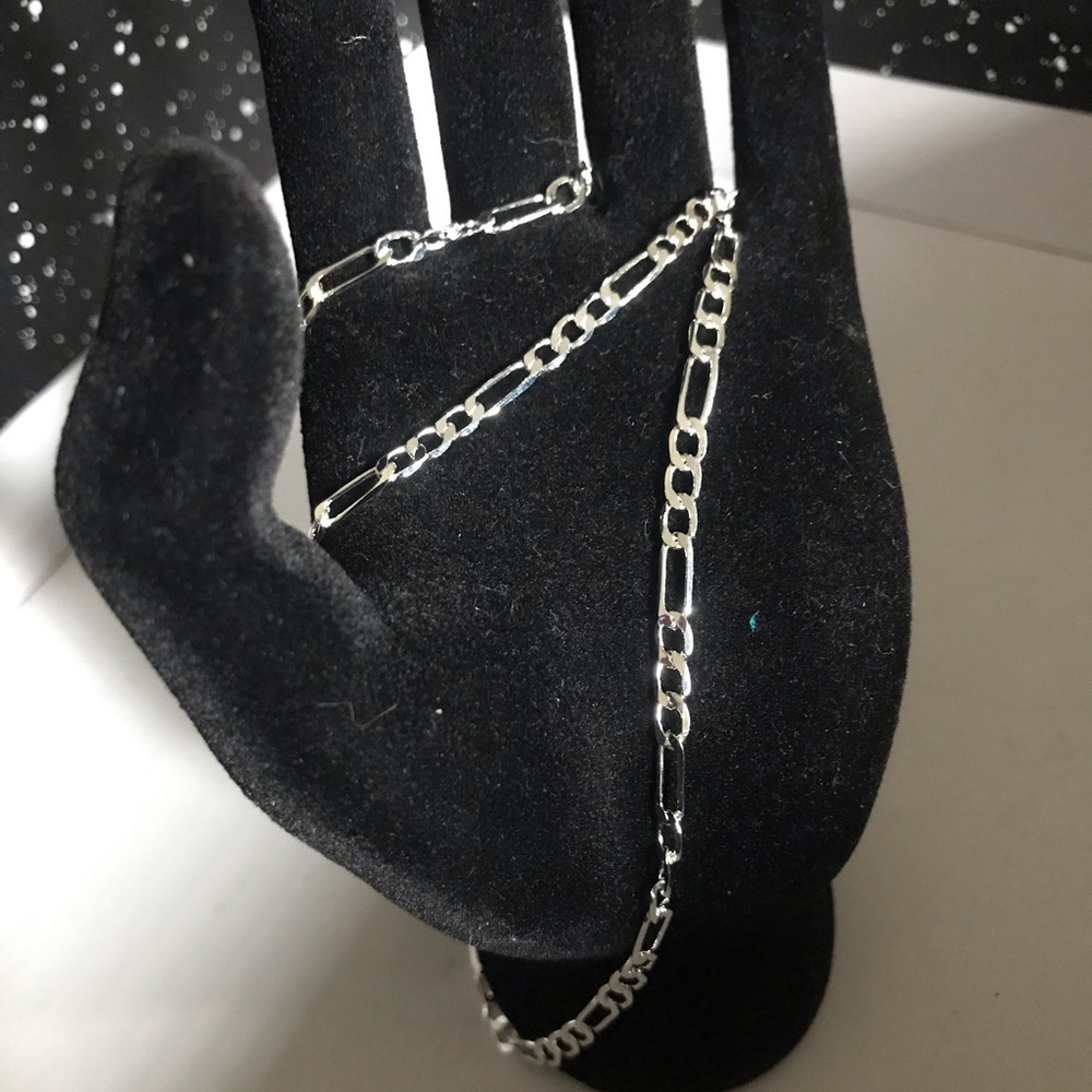 20” Sterling Silver Figaro Chain Necklace